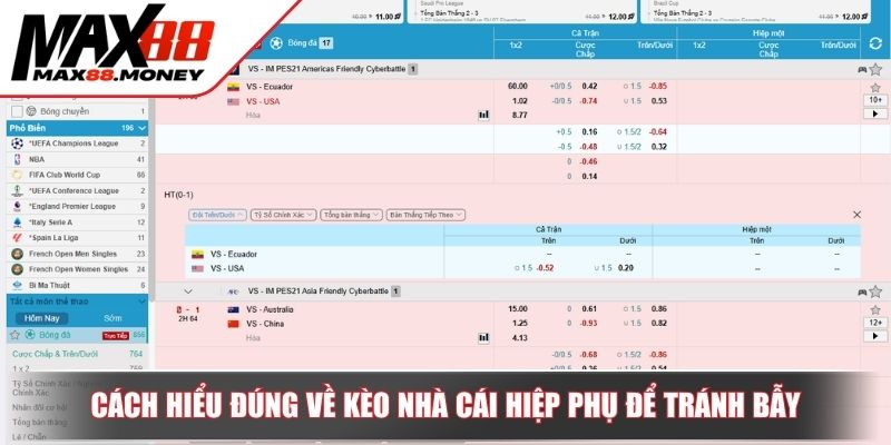 Cách Bắt Kèo Nhà Cái Hiệp Phụ Chuẩn Xác Và Thắng Lớn Tại Max88 2 Cách hiểu đúng về kèo nhà cái hiệp phụ để tránh bẫy