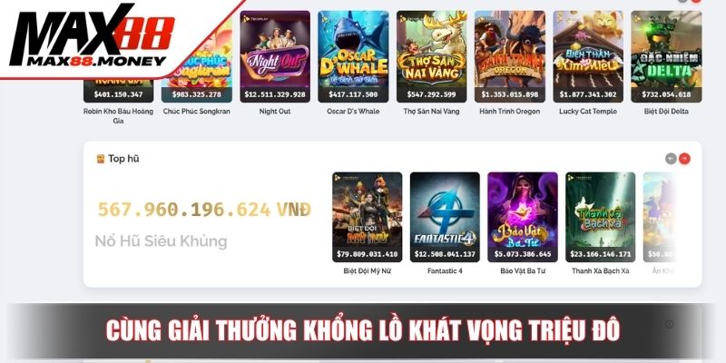 Cùng giải thưởng khổng lồ khát vọng triệu đô